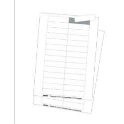 Cardboard Labels; DIN A4 Sheet, micro perforated