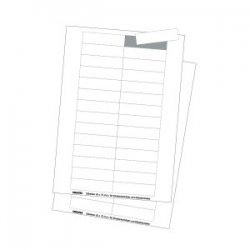 Cardboard Labels; DIN A4 Sheet, micro perforated